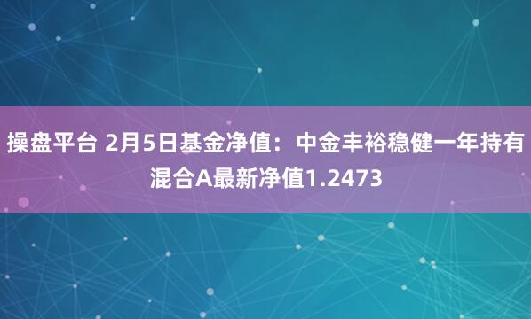 操盘平台 2月5日基金净值：中金丰裕稳健一年持有混合A最新净值1.2473